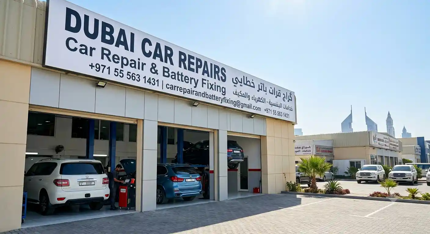 Dubai Car Repairs workshop in Al Quoz